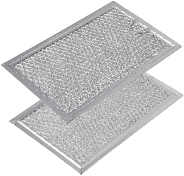 Compatible Aluminum Microwave Grease Filters for GE WB06X10608 AFF77-M 2 Pack