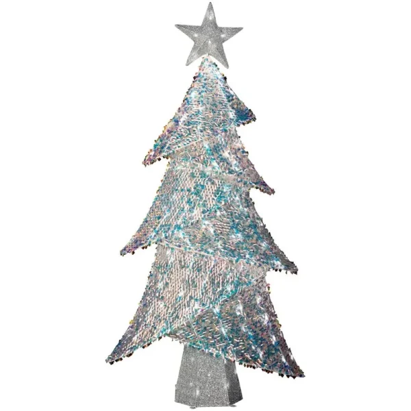 Holiday Living 6-ft LED Sparkle Frozen Fractals Tree Yard Decoration | 881757