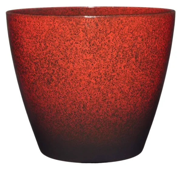 Classic Home & Garden Vogue Lava Red Resin Planter