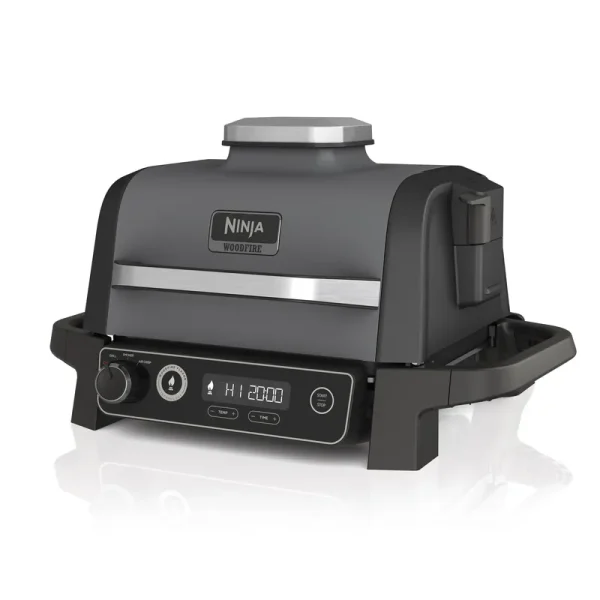 Ninja OG700 Woodfire 3-in-1 Outdoor Master Grill BBQ Smoker & Outdoor Air Fryer with Woodfire Technology - 1 Each