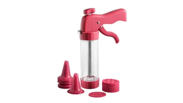 Art + Cook - Red 23-Piece Cookie Gun Set