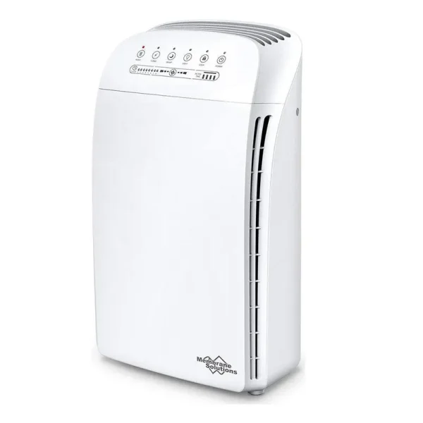 Membrane Solutions MSA3 Air Purifier for Large Room 1500 Sq Ft, True HEPA Filter Home Air Cleaner for Allergy, Fire Smoke, Dust, Pet Odor, 25db Quiet Operation