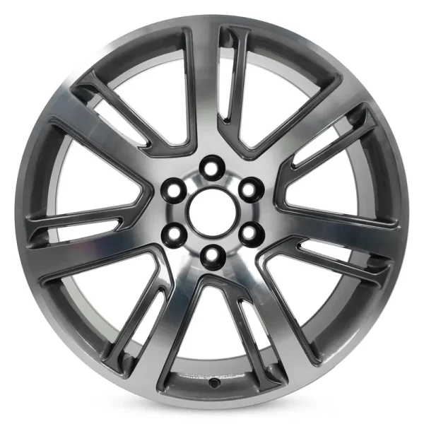 For Cadillac Escalade ESV OEM Design Wheel 22" 2015 - 2017 Machined Grey Single Replacement Rim
