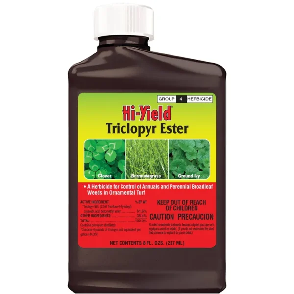 Hi Yield Hi-Yield 35261 Triclopyr Ester Broadleaf Killer Clover Concentrate 8 Fl. Oz.