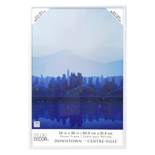 White 24" x 36" Poster Frame by Studio Decor | Michaels