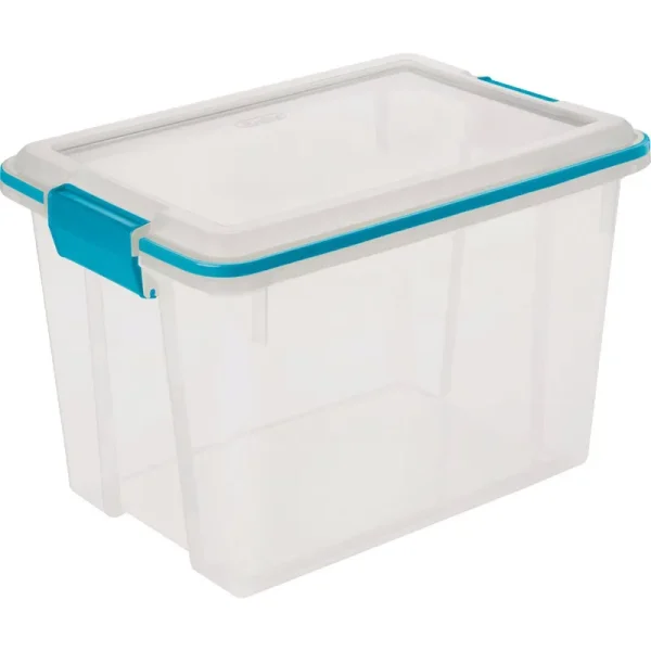 Sterilite Gasket Box, Blue Aquarium, 20 Qt/19 L