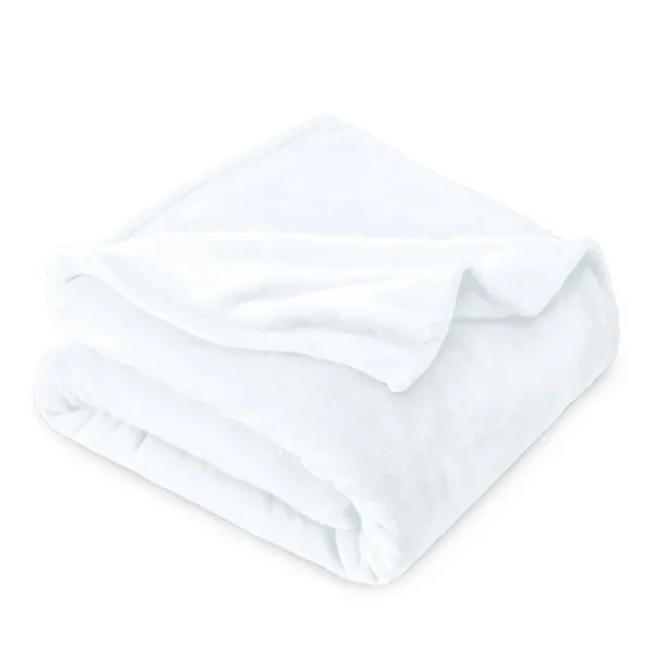 Bare Home Ultra Soft Microplush Fleece Blanket (King, White)