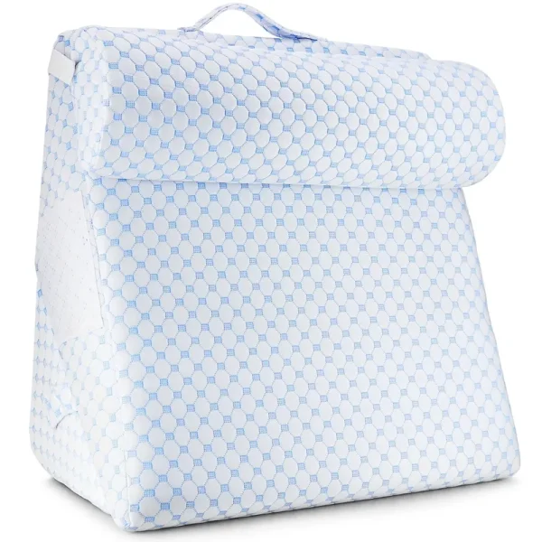 Nestl Adjustable Wedge Pillow with Cooling Cover and Extra Pillow - 12-in-1 Wedge Pillows for Acid Reflux and After Surgery