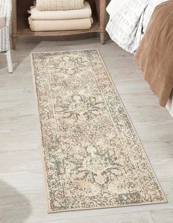 Unique Loom Tuareg Sandstorm Rug, Size: 2' x 6' Runner, Beige