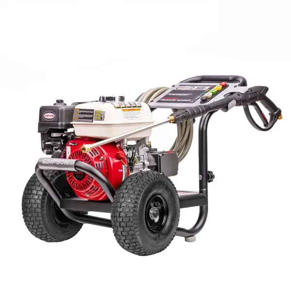 Simpson Powershot 3600 Psi at 2.5 GPM Honda? GX200 with Triplex Pump Cold Water Professional Gas Pressure Washer, 0 Voltage