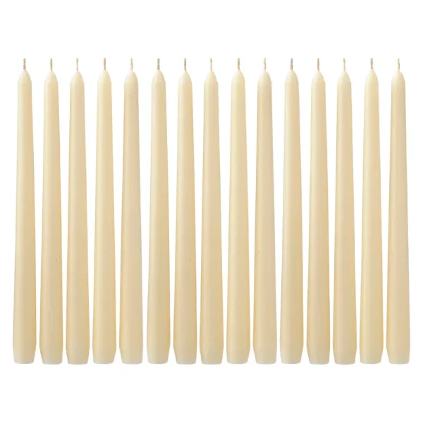Basic Elements Ivory Unscented Taper Party Pack by Ashland