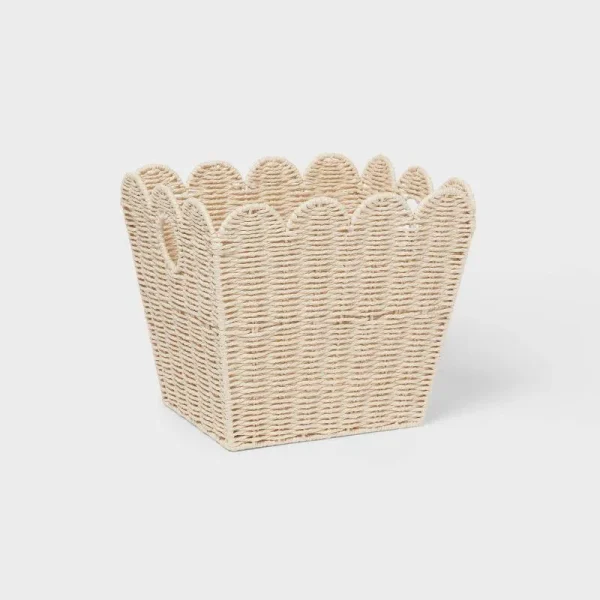 Large Woven Scallop Kids' Storage - Pillowfort