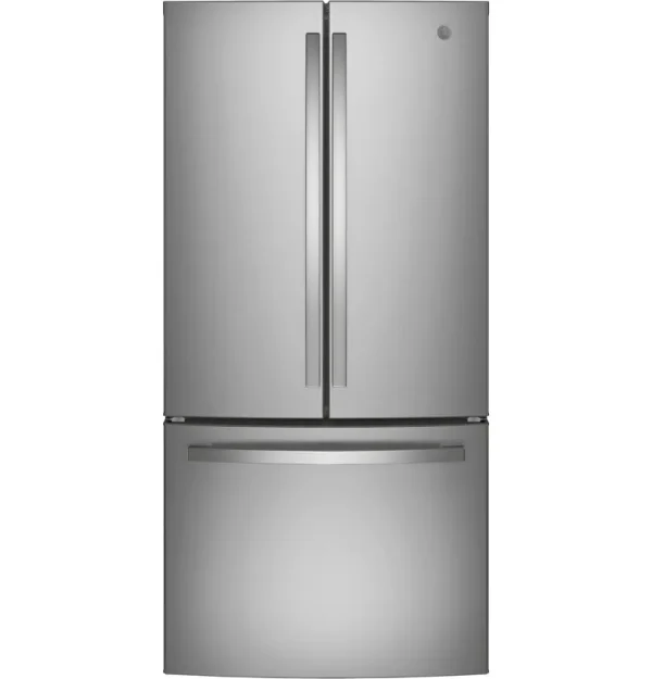 GE Energy Star 18.6 Cu. ft. Counter-Depth French-Door Refrigerator Stainless Steel