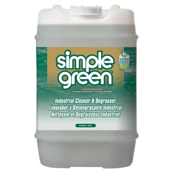 Simple Green Cleaner & Degreaser, Industrial - 5 us gallons (18.9 liters)