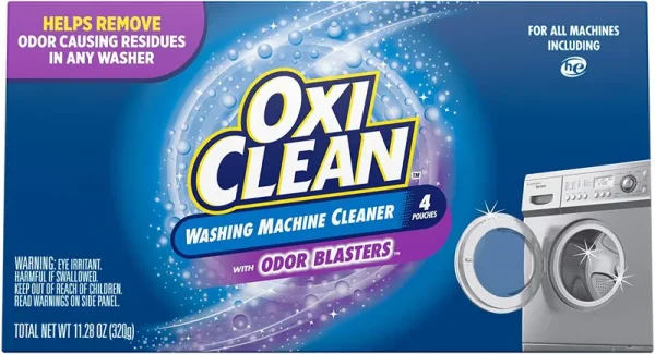 OxiClean Washing Machine Cleaner with Odor Blasters 4 Count