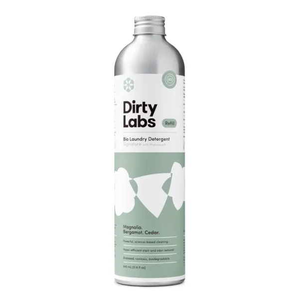 Dirty Labs | Signature Scent Bio-Liquid Laundry Detergent 80 Loads (21.6 fl oz) Hyper-Concentrated High Efficiency & Standard Machine Washing