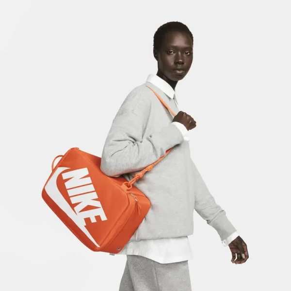 Nike Orange Shoe Box Bag