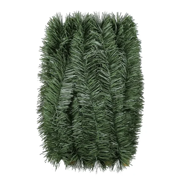 50' Non-Lit Soft Christmas Garland, Green, PVC, by Holiday Time