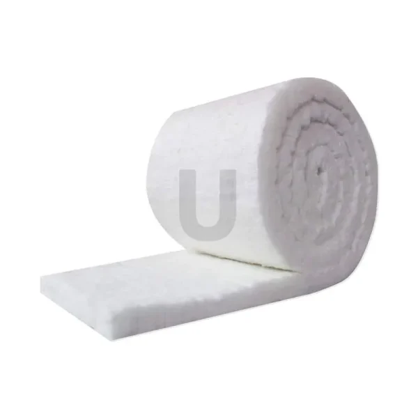 UniTherm Ceramic Fiber Insulation Blanket Roll, 6#Density, 2300 F, 1" x 48" x 60" - R 5