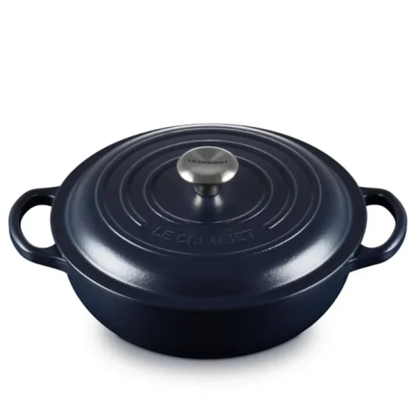 Le Creuset Signature Enameled Cast Iron French Oven, 2 1/2-Qt., Matte Navy | Williams Sonoma