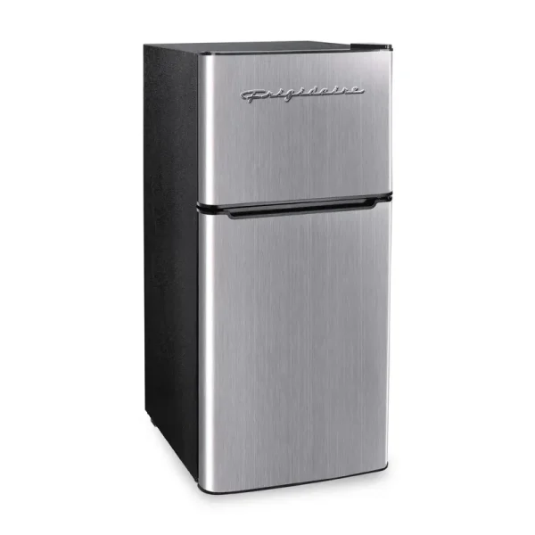 Frigidaire, 4.5 Cu. Ft., 2 Door Compact Refrigerator - Chrome Trim, EFR451, Platinum