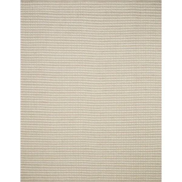 Amber Lewis x Loloi Ojai Ivory / Natural Area Rug White Square 1'6"