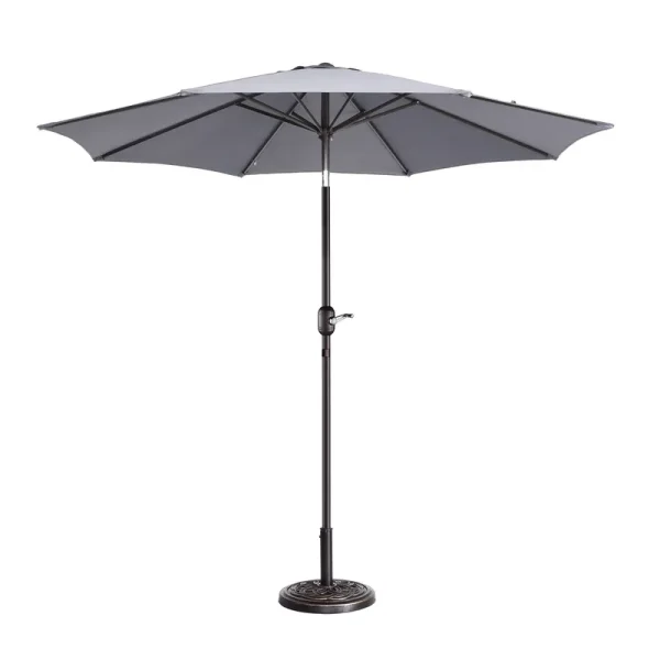 Nature Spring - 9-Foot Patio Umbrella - Gray