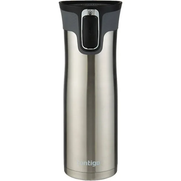 Contigo Autoseal West Loop Stainless Steel Coffee Travel Mug, Silver, 20 oz