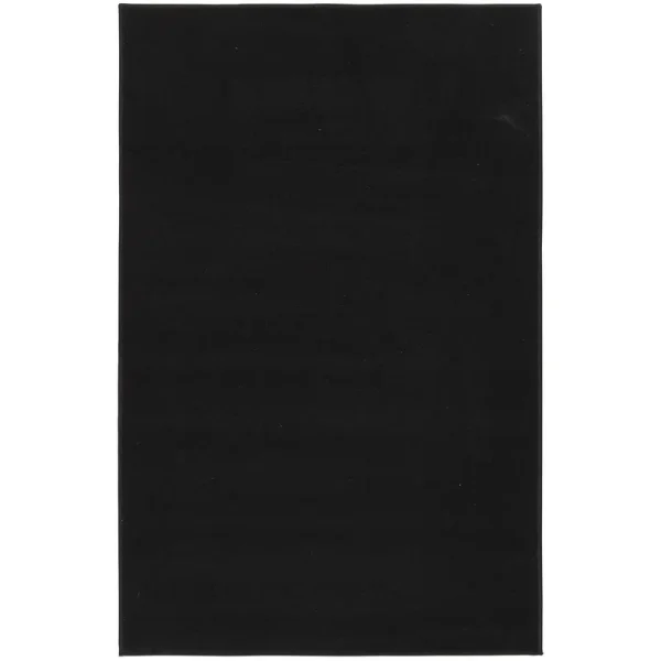Mainstays 54" x 78" Titan Solid Black Durable Indoor Area Rug