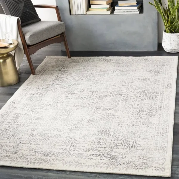 Copenhaver Oriental Gray Area Rug Ophelia Co. Rug Size: Rectangle 5'3