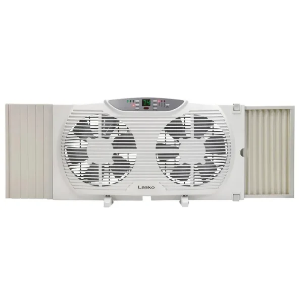 Lasko 9" Reversible Twin Window Fan