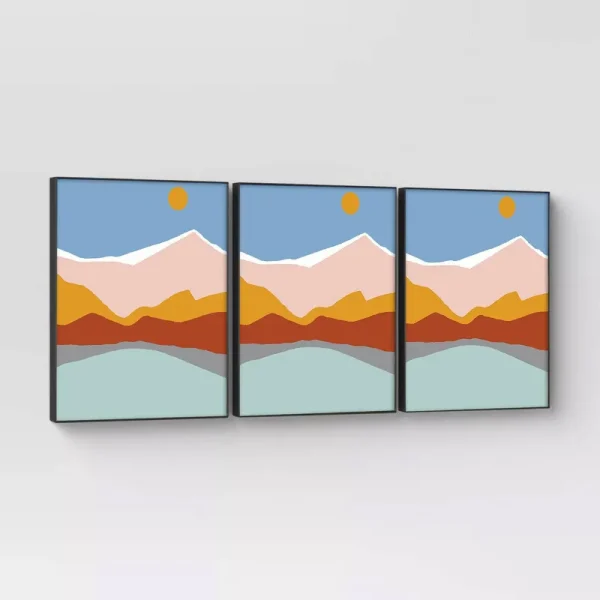 8" x 10" Set of 3 Format Frames Black - Room Essentials