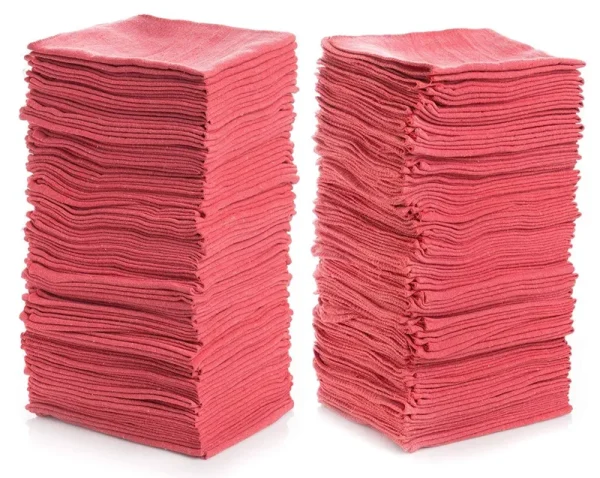 Simpli-Magic 79141 Shop Towels 14 inchx12 inch, Pack of 150, Red