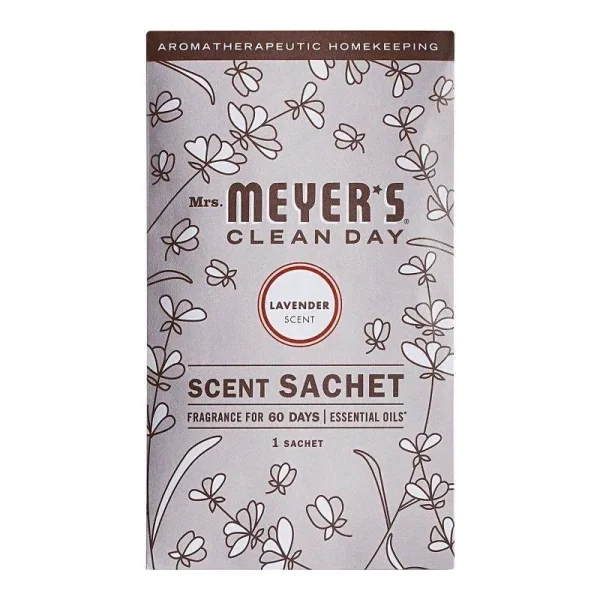 Mrs. Meyer's Clean Day Scent Sachets, Lavender, 0.05 lbs Sachet