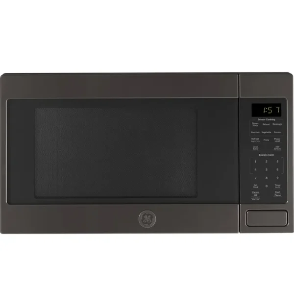 GE JES1657BMTS 1.6 Cu.Ft. Black Stainless Steel Countertop Microwave