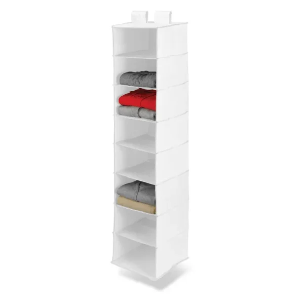 Honey Can Do 8 Shelf Hanging Organizer - White