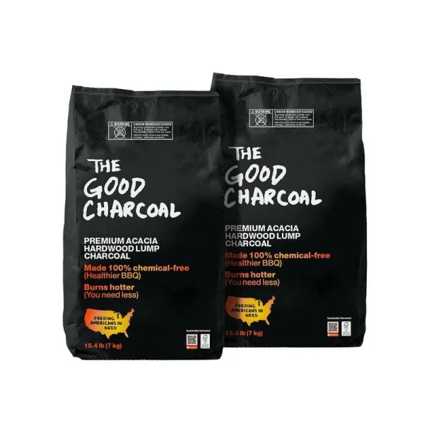 15.4 lbs. The Good Charcoal (2-Pack)