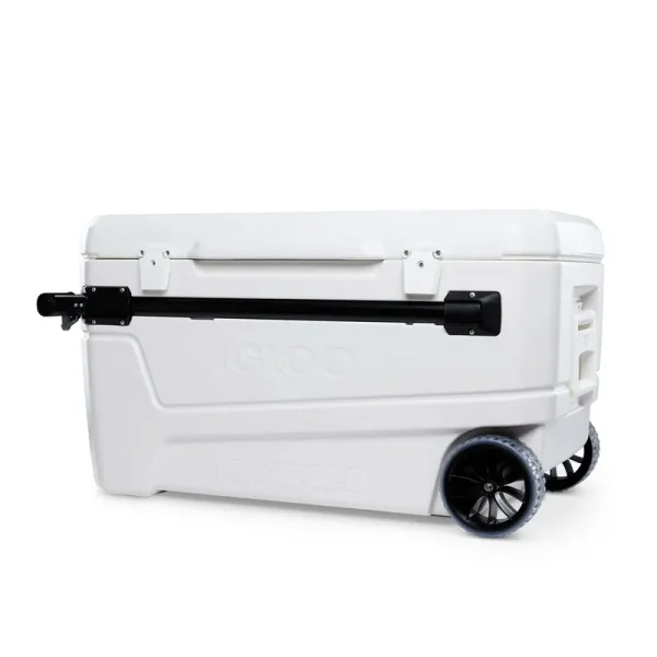 Igloo 110 Qt Glide Pro Portable Large Ice Chest Wheeled Cooler