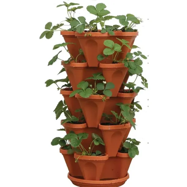Mr. Stacky 5-Tier Strawberry Planter Pot