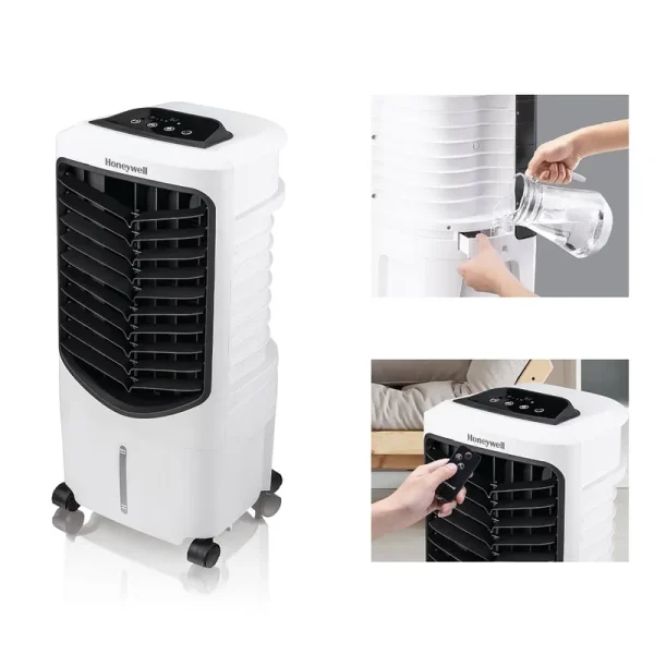 Honeywell - Indoor Portable Evaporative Air Cooler - White