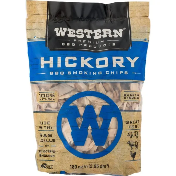 Western BBQ Smoking Chips, Hickory