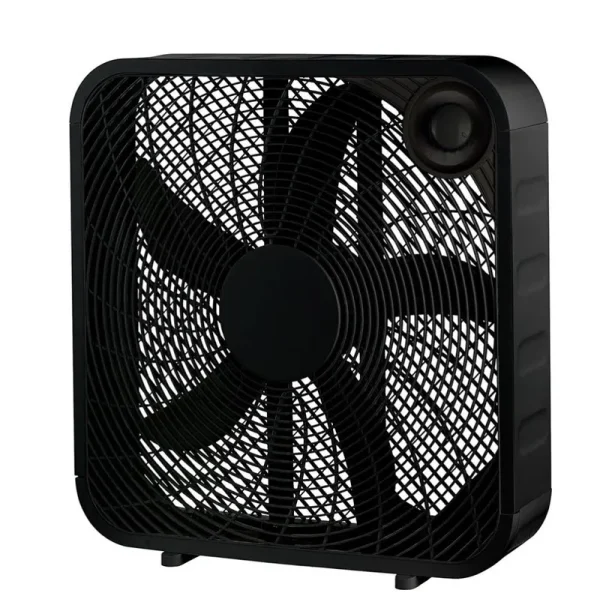 Utilitech 20-in 3-Speed Box Fan, Black