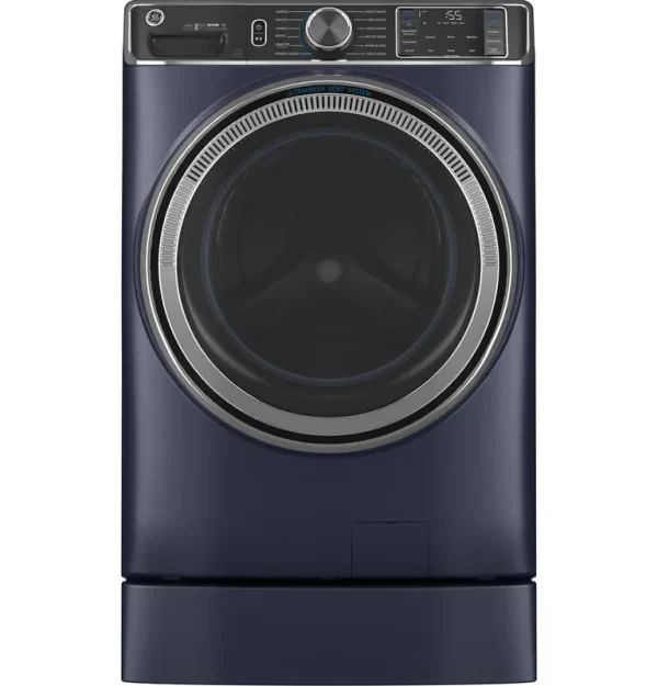 GE 5.0 Cu. ft. Sapphire Blue Smart Front Load Washer