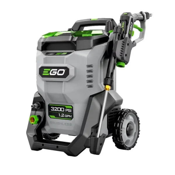 Ego Power+ 3200 Psi 1.2 Gpm Battery Powered Cold Water Pressure Washer with 5 Spray Nozzles Bare Tool