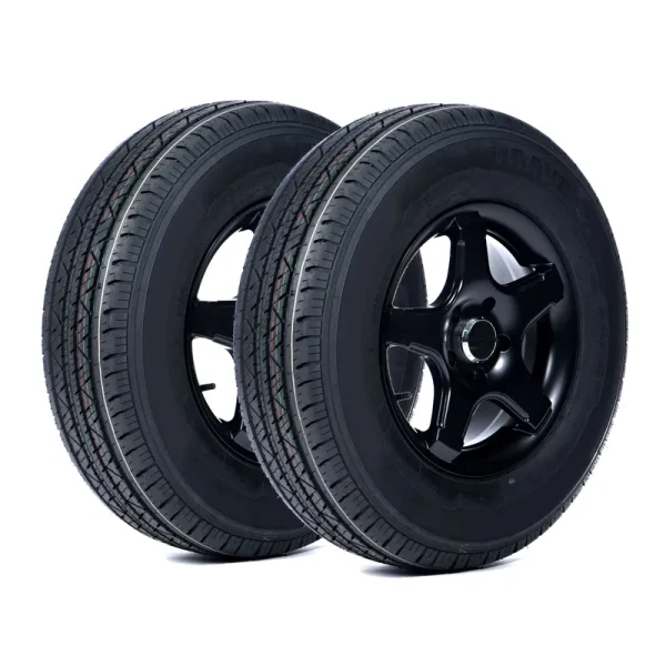 Travelstar HF288 ST225/75R15 10 Ply 117/112N Load Range E Radial Trailer Tire - ST 225/75/15, Set of 2(Tire Only)