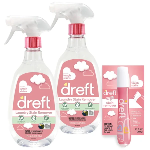 Dreft Stain Remover, 24 Ounce Pack of 2 + Dreft Stain Pen