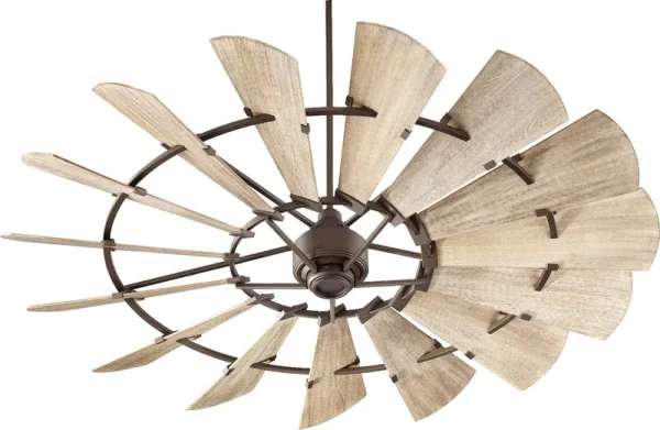 Quorum Windmill 72" Ceiling Fan - Oiled Bronze - 97215-86