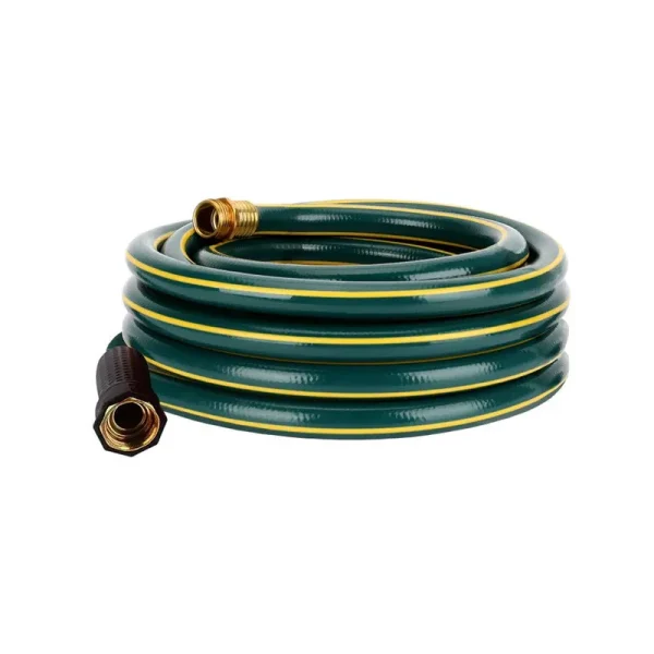 Petite Solution4Patio Expert in Garden Creation NA Solution4Patio 5/8 in. x 6 ft. Short Garden Hose, No Leaking, Green Lead-In Hose Male/Female Solid