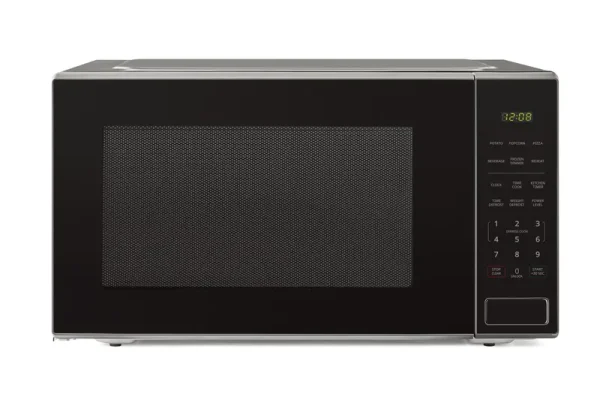 Mainstays 2.2 cu ft Countertop Microwave Oven, Black, New