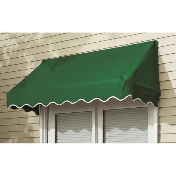 CASTLECREEK 4' Window and Door Awning, Black